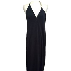 DAVID MEISTER halter evening gown. Size 2